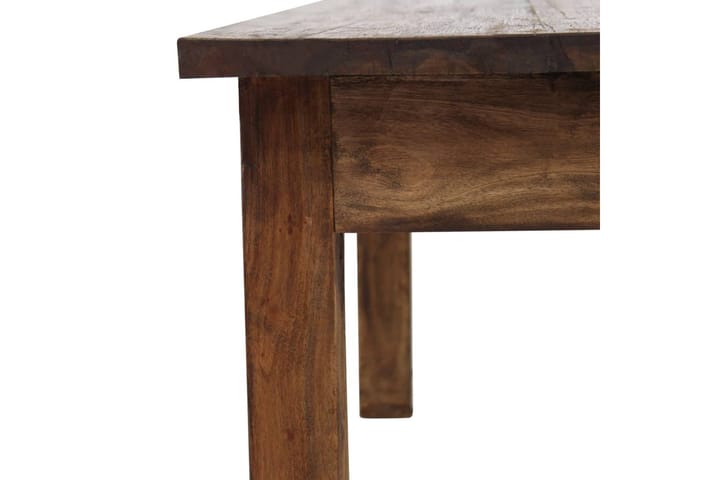 Kahvipöytä kiinteä kierrätetty puu 98x73x45 cm - Ruskea - Sohvapöytä