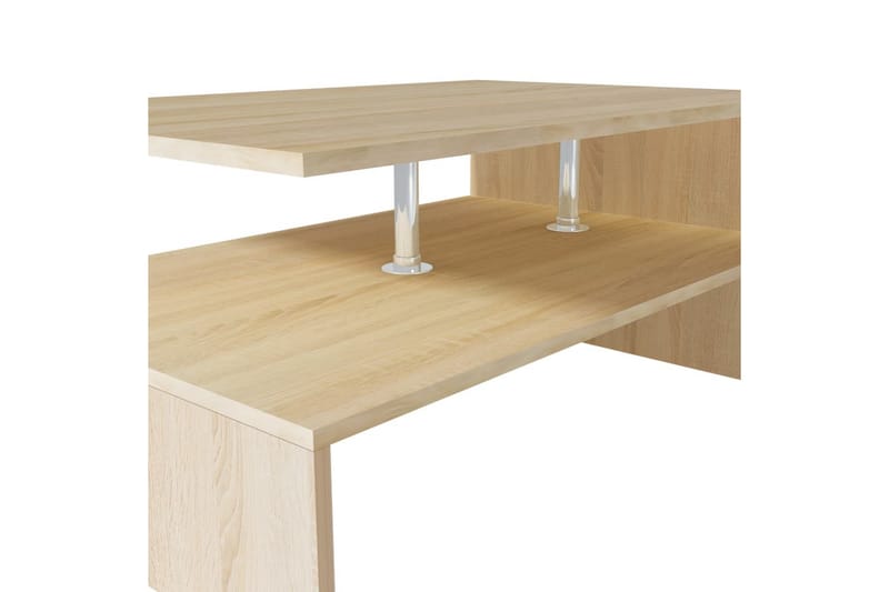 Kahvipöytä Lastulevy 90x59x42 cm Tammi - Ruskea - Huonekalut - Pöytä & ruokailuryhmä - Sohvapöytä