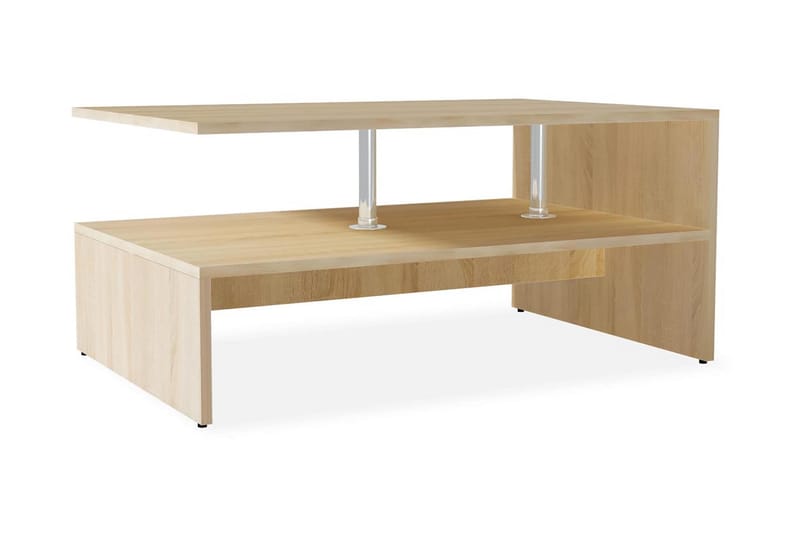 Kahvipöytä Lastulevy 90x59x42 cm Tammi - Ruskea - Huonekalut - Pöytä & ruokailuryhmä - Sohvapöytä
