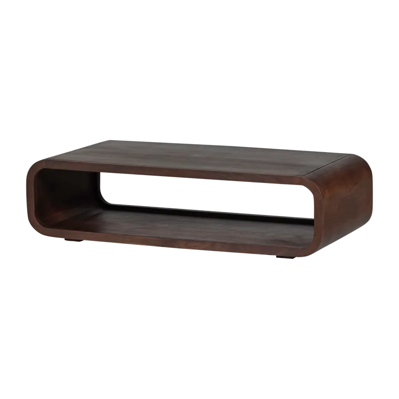 Sohvapöytä Kinu 120 cm, Tummanruskea