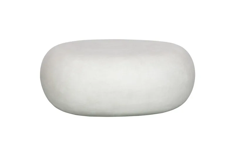 Sohvapöytä Kivi, Valkoinen, 31x65x49 cm