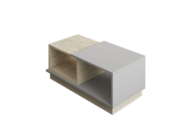Sohvapöytä Konsepti Travertiini / Harmaa, Travertiini / Harmaa