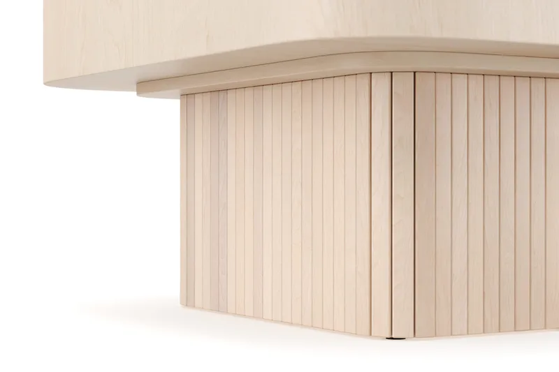 Kopparbo Sivupöytä 80 cm - Vaalea valkolakattu tammi - Huonekalut - Pöytä & ruokailuryhmä - Sohvapöytä