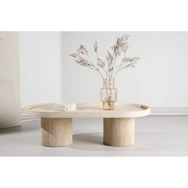 Sohvapöytä Krille - Beige - Huonekalut - Pöytä & ruokailuryhmä - Sohvapöytä