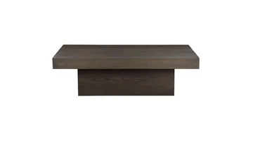 Sohvapöytä Lunvik 130x70 cm - Ruskealakattu ja valkopigmentoitu viimeistely - Huonekalut - Pöytä & ruokailuryhmä - Sohvapöytä