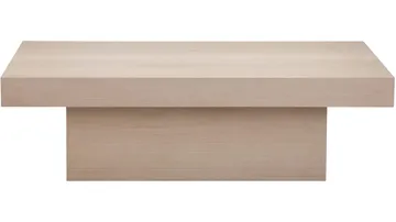 Sohvapöytä Lunvik 130x70 cm - Valkopigmentoitu - Huonekalut - Pöytä & ruokailuryhmä - Sohvapöytä