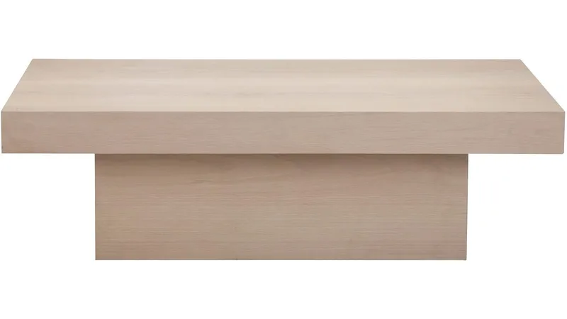 Sohvapöytä Lunvik 130x70 cm - Valkopigmentoitu - Huonekalut - Pöytä & ruokailuryhmä - Sohvapöytä