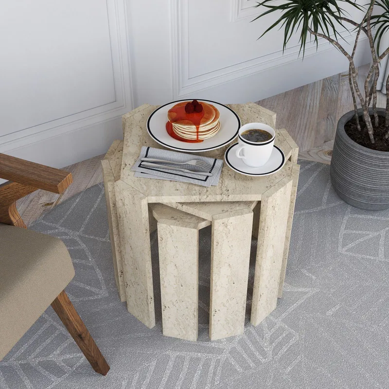 Lyvenn sarjapöydät 70 cm - Huonekalut - Pöytä & ruokailuryhmä - Sohvapöytä - Arkkupöytä