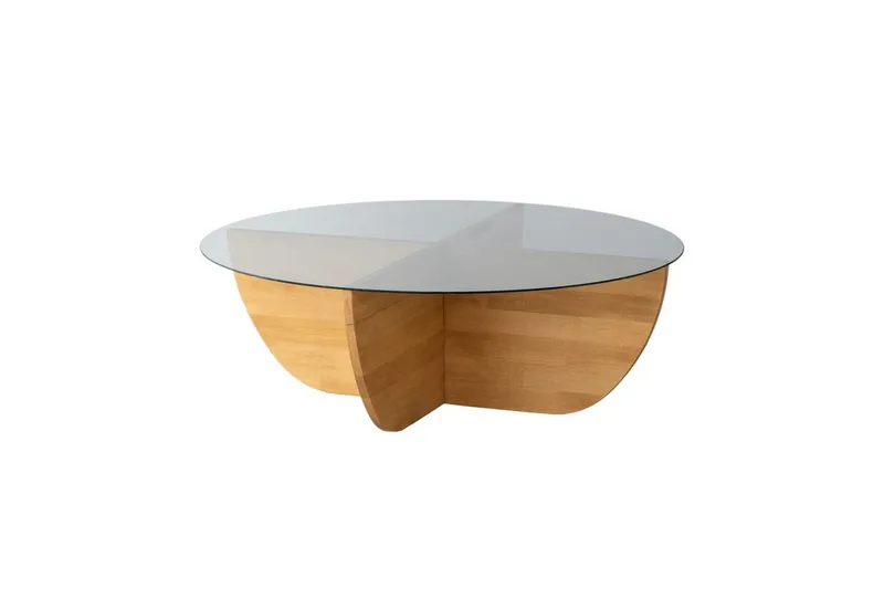 Sohvapöytä Makhan Tammi - Vaaleanruskea - Huonekalut - Pöytä & ruokailuryhmä - Sohvapöytä