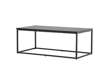 Mallan suorakulmainen sohvapöytä 120x60 cm maalattua puuta - Musta - Huonekalut - Pöytä & ruokailuryhmä - Sohvapöytä