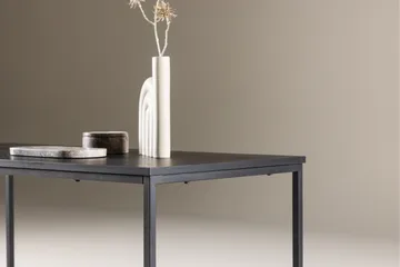 Mallan suorakulmainen sohvapöytä 120x60 cm maalattua puuta - Musta - Huonekalut - Pöytä & ruokailuryhmä - Sohvapöytä