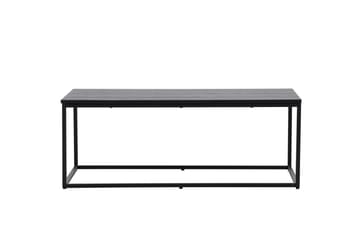 Mallan suorakulmainen sohvapöytä 120x60 cm maalattua puuta - Musta - Huonekalut - Pöytä & ruokailuryhmä - Sohvapöytä
