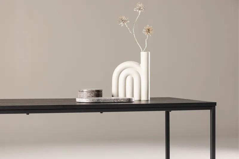 Mallan suorakulmainen sohvapöytä 120x60 cm maalattua puuta - Musta - Huonekalut - Pöytä & ruokailuryhmä - Sohvapöytä
