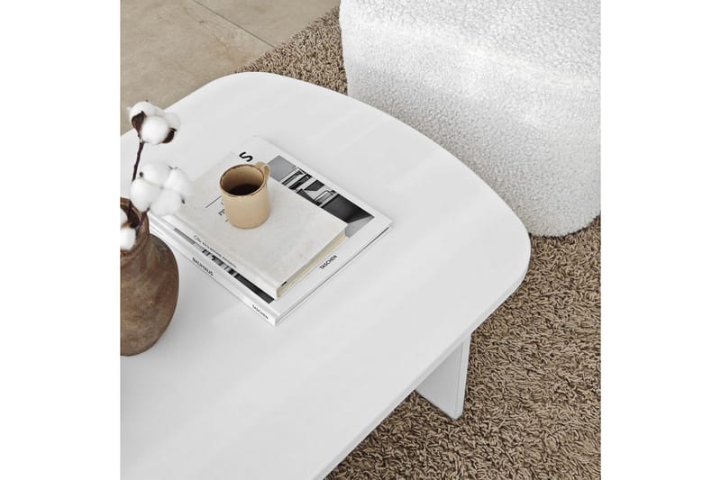Sohvapöytä Malo Valkoinen - Valkoinen - Huonekalut - Pöytä & ruokailuryhmä - Sohvapöytä