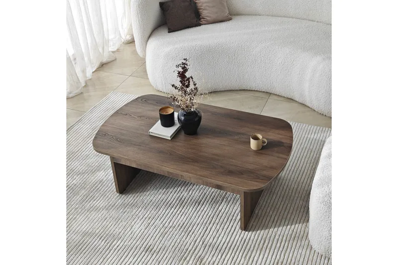 Sohvapöytä Malo Pähkinäpuu - Pähkinäpuu - Huonekalut - Pöytä & ruokailuryhmä - Sohvapöytä