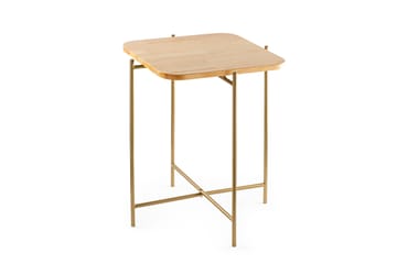 Mamta neliönmuotoinen sohvapöytä 46 cm vaalea puu - Beige - Huonekalut - Pöytä & ruokailuryhmä - Sohvapöytä