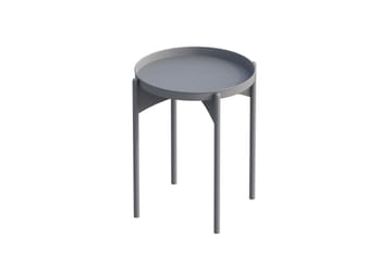 Mamta pyöreä sohvapöytä tarjotinpöytä 44 cm metallia - Harmaa - Huonekalut - Pöytä & ruokailuryhmä - Sohvapöytä