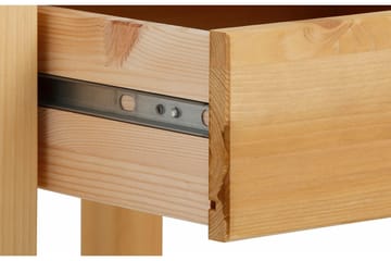 Marzell 60 cm neliönmuotoinen sohvapöytä laatikoilla massiivipuuta - Beige - Huonekalut - Pöytä & ruokailuryhmä - Sohvapöytä