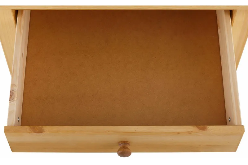 Marzell 60 cm neliönmuotoinen sohvapöytä laatikoilla massiivipuuta - Beige - Huonekalut - Pöytä & ruokailuryhmä - Sohvapöytä