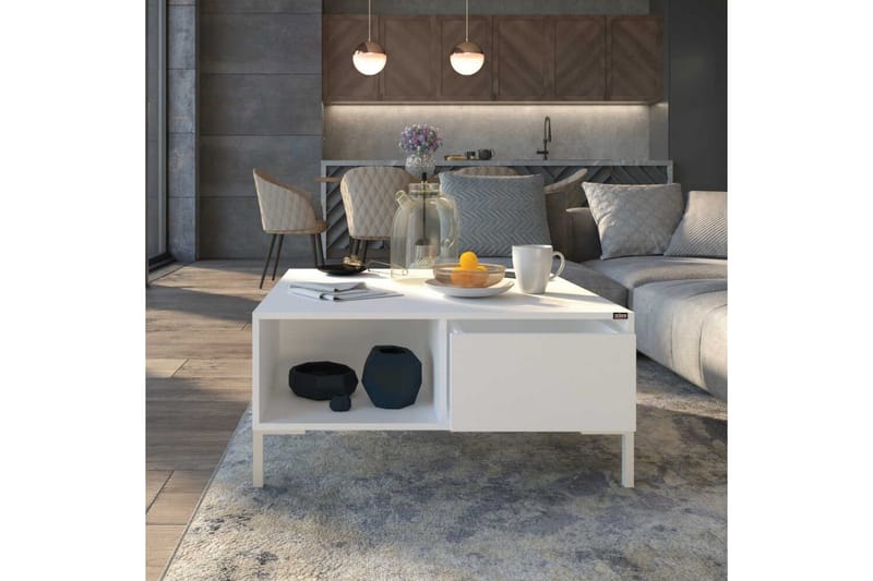 Sohvapöytä Masao Almasi / Valkoinen - Almasi / Valkoinen - Huonekalut - Pöytä & ruokailuryhmä - Sohvapöytä