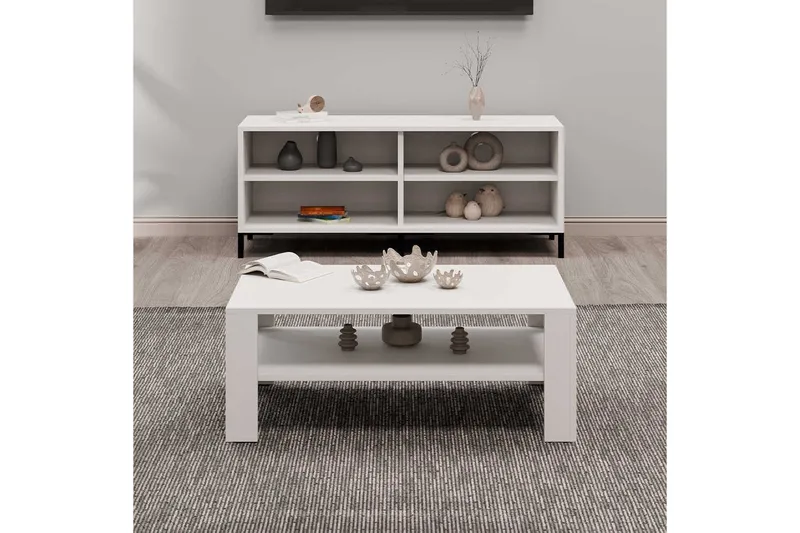 Sohvapöytä Masao sohvapöytä Vit - Huonekalut - Pöytä & ruokailuryhmä - Sohvapöytä