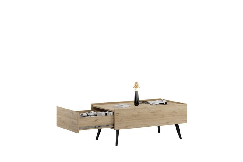 Sohvapöytä Masao tammi - Vaaleanruskea - Huonekalut - Pöytä & ruokailuryhmä - Sohvapöytä