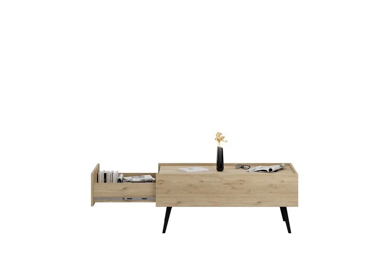Sohvapöytä Masao tammi - Vaaleanruskea - Huonekalut - Pöytä & ruokailuryhmä - Sohvapöytä