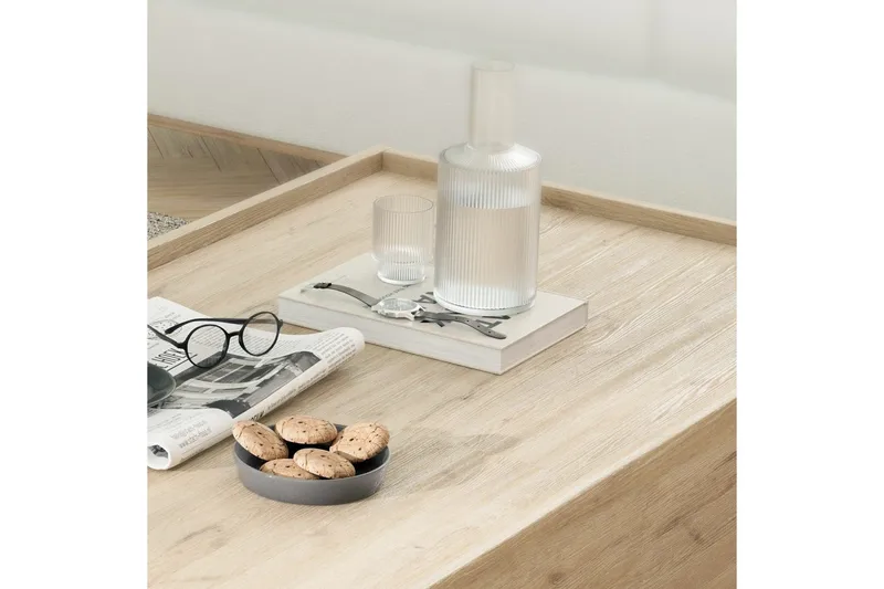 Sohvapöytä Masao tammi - Vaaleanruskea - Huonekalut - Pöytä & ruokailuryhmä - Sohvapöytä