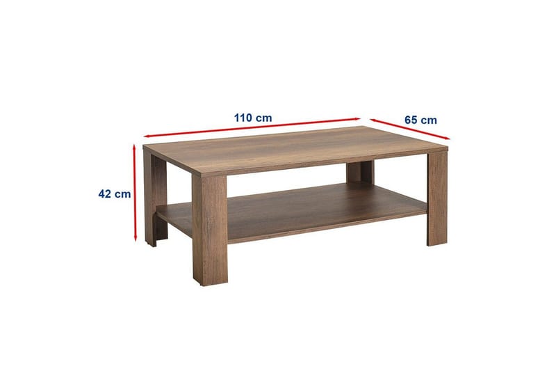 Sohvapöytä Masao Pähkinäpuu - Pähkinäpuu - Huonekalut - Pöytä & ruokailuryhmä - Sohvapöytä