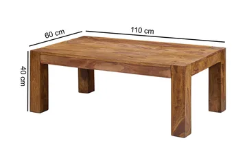 Mccarthyville sohvapöytä 110 cm - Massiivipuu - Huonekalut - Pöytä & ruokailuryhmä - Sohvapöytä