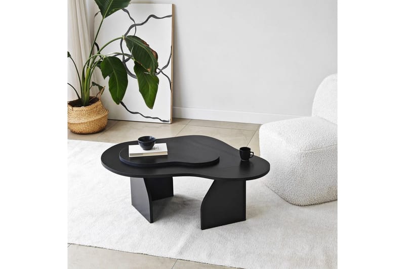 Sohvapöytä Melted Musta - Musta - Huonekalut - Pöytä & ruokailuryhmä - Sohvapöytä
