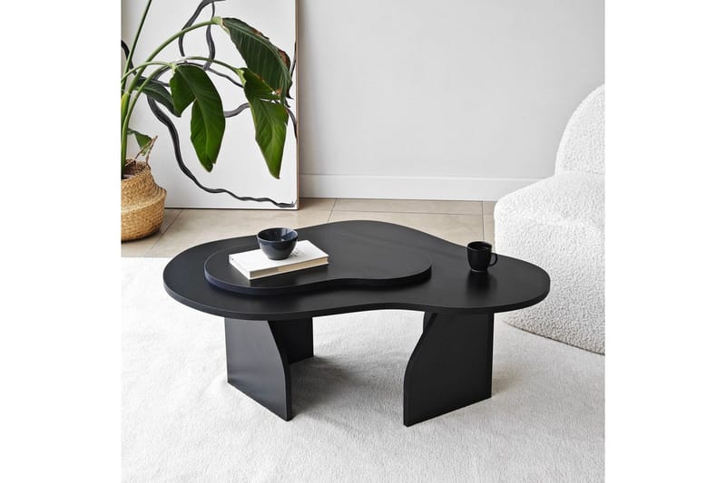 Sohvapöytä Melted Musta - Musta - Huonekalut - Pöytä & ruokailuryhmä - Sohvapöytä