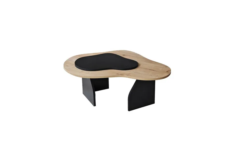 Sohvapöytä Melted Safidoniritammi / Musta, Safidoniritammi / Musta