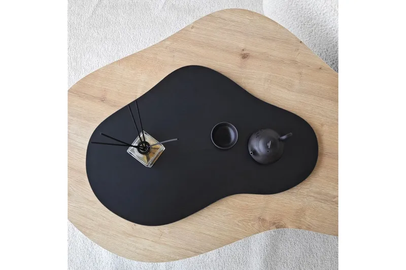 Sohvapöytä Melted Safidoniritammi / Musta - Safidoniritammi / Musta - Huonekalut - Pöytä & ruokailuryhmä - Sohvapöytä