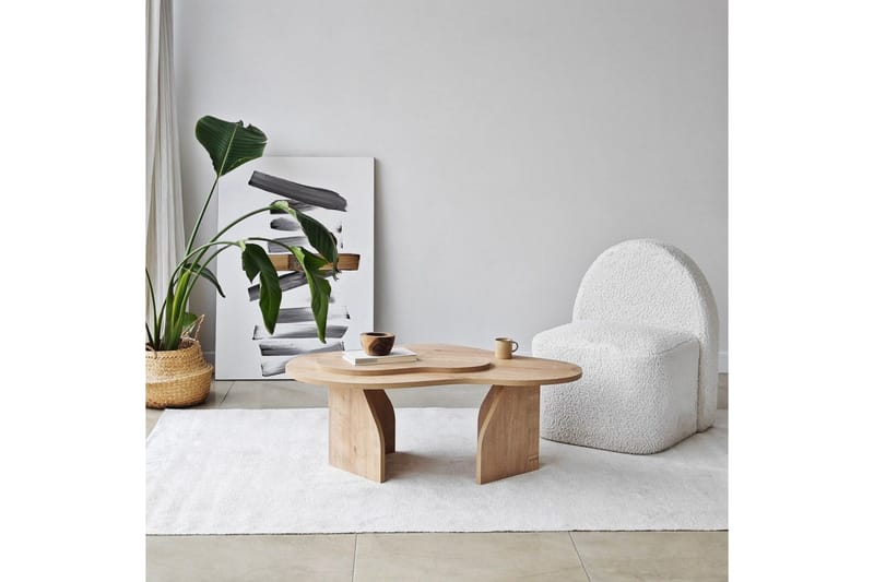 Sohvapöytä Melted Safidoniritammi - Safidoniritammi - Huonekalut - Pöytä & ruokailuryhmä - Sohvapöytä