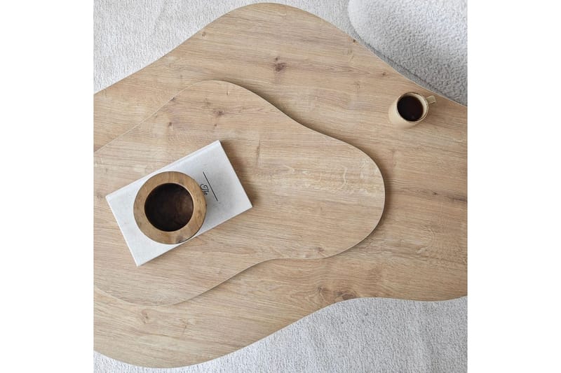 Sohvapöytä Melted Safidoniritammi - Safidoniritammi - Huonekalut - Pöytä & ruokailuryhmä - Sohvapöytä