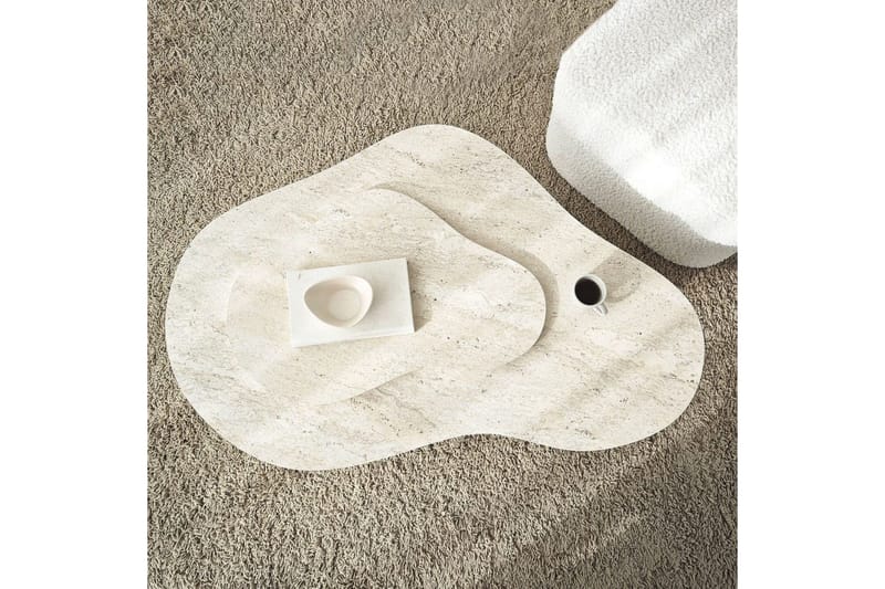 Sohvapöytä Melted Travertiini - Travertiini - Huonekalut - Pöytä & ruokailuryhmä - Sohvapöytä