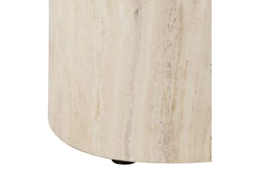 Mirol 33x48 cm soikea sohvapöytä kivi - Beige - Huonekalut - Pöytä & ruokailuryhmä - Sohvapöytä