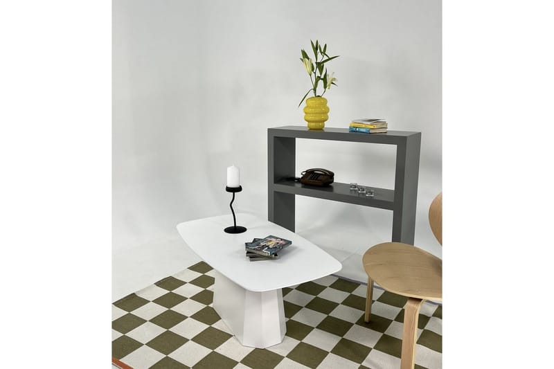 Sohvapöytä Miu Valkoinen - Valkoinen - Huonekalut - Pöytä & ruokailuryhmä - Sohvapöytä