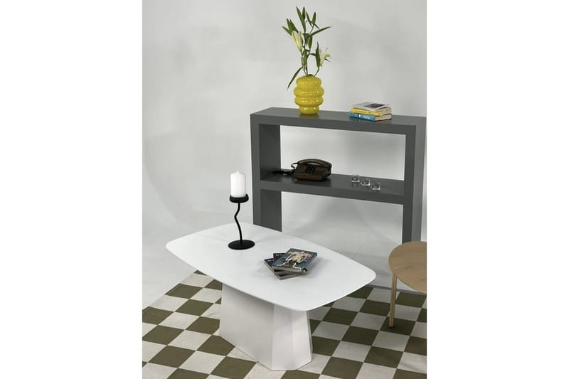 Sohvapöytä Miu Valkoinen - Valkoinen - Huonekalut - Pöytä & ruokailuryhmä - Sohvapöytä