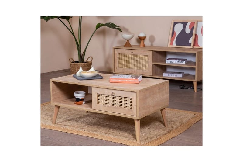 Sohvapöytä Mjudi Tammi - Tammi - Huonekalut - Pöytä & ruokailuryhmä - Sohvapöytä