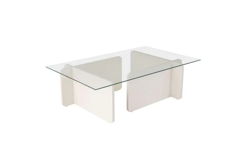 Sohvapöytä Mony Puisen Valkoinen, Puisen Valkoinen