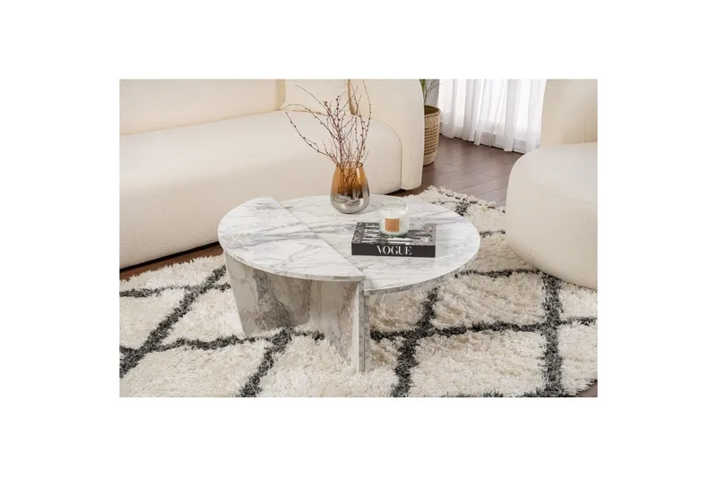 Sohvapöytä Mukund Freesia Marmori - Freesia Marmori - Huonekalut - Pöytä & ruokailuryhmä - Sohvapöytä