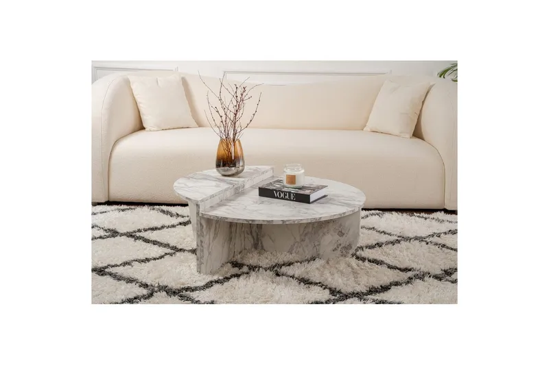 Sohvapöytä Mukund Freesia Marmori - Freesia Marmori - Huonekalut - Pöytä & ruokailuryhmä - Sohvapöytä
