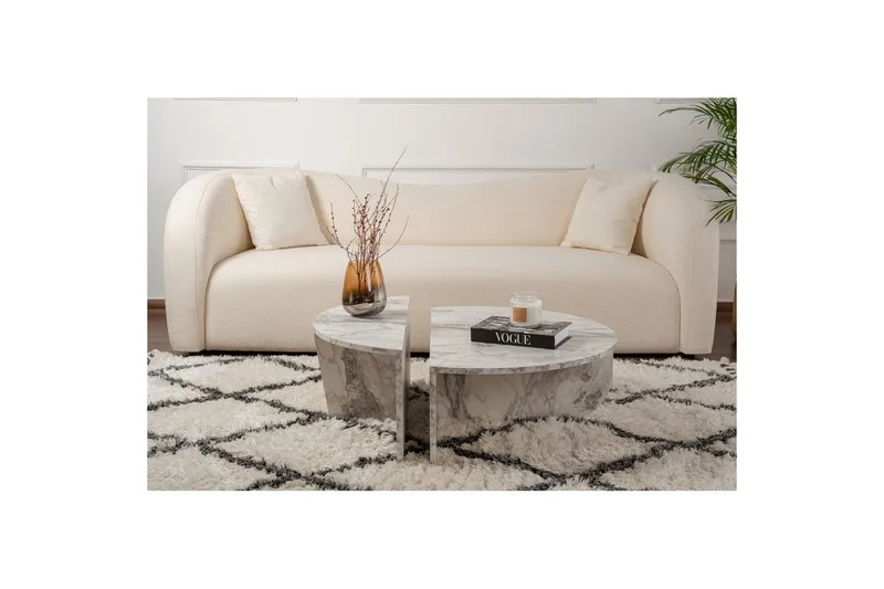 Sohvapöytä Mukund Freesia Marmori - Freesia Marmori - Huonekalut - Pöytä & ruokailuryhmä - Sohvapöytä