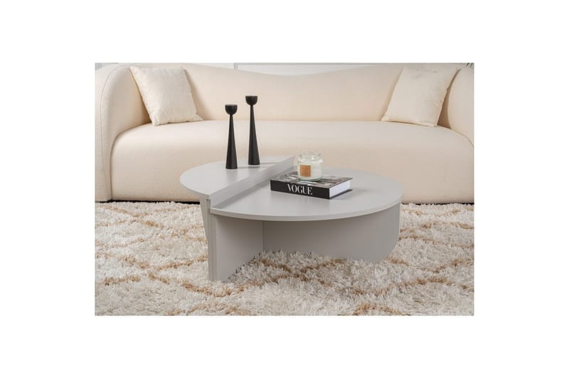Sohvapöytä Mukund Harmaa - Harmaa - Huonekalut - Pöytä & ruokailuryhmä - Sohvapöytä