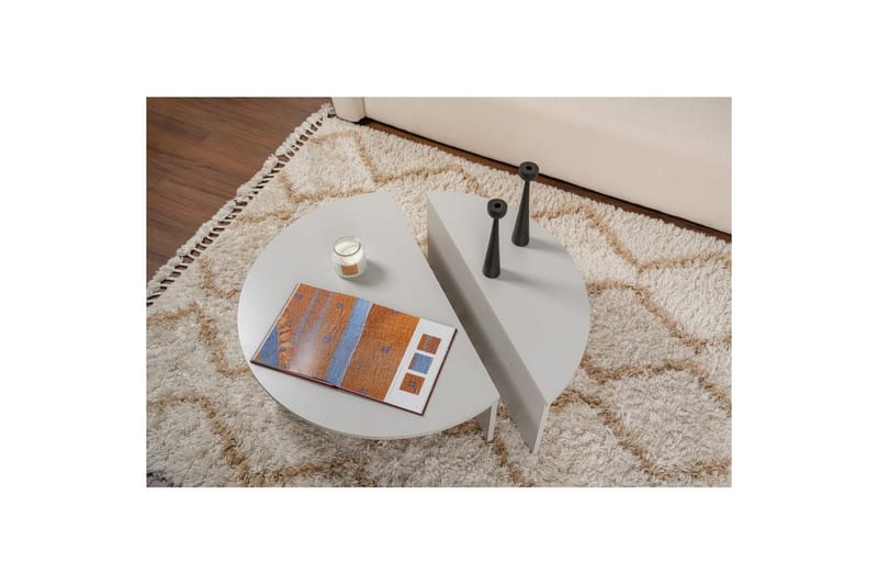 Sohvapöytä Mukund Harmaa - Harmaa - Huonekalut - Pöytä & ruokailuryhmä - Sohvapöytä