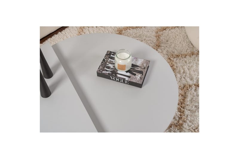 Sohvapöytä Mukund Harmaa - Harmaa - Huonekalut - Pöytä & ruokailuryhmä - Sohvapöytä