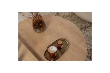 Sohvapöytä Mukund Honey Oak Black - Honey Oak Black - Huonekalut - Pöytä & ruokailuryhmä - Apupöytä & sivupöytä - Sarjapöytä
