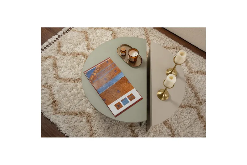 Sohvapöytä Mukund Tuhkanvihreä hiekkakivi - Tuhkanvihreä hiekkakivi - Huonekalut - Pöytä & ruokailuryhmä - Apupöytä & sivupöytä - Sarjapöytä